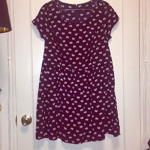 Forever 21Dark blue Navy Elephant Dolly Dress.